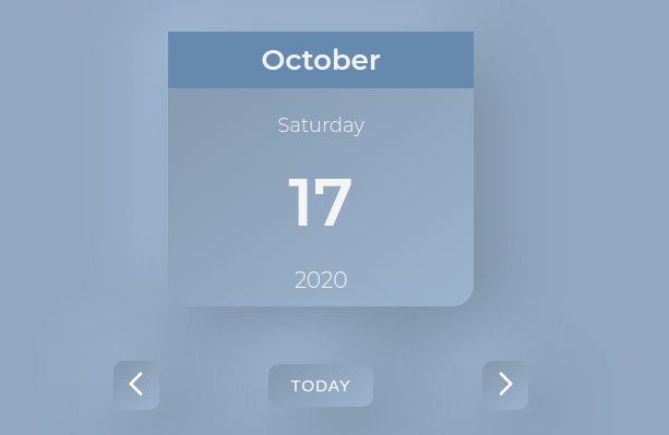 Mini Calendar demo